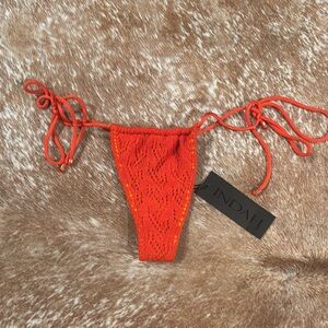 Indah Red Bikini Bottom